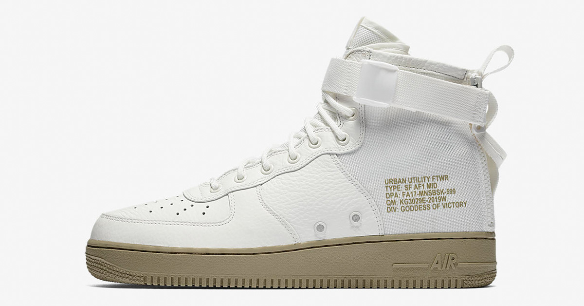 Nike Special Field Air Force 1 Mid Ivory Neutral Olive