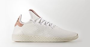 Pharrell Williams x Adidas Tennis Hu White Raw Pink