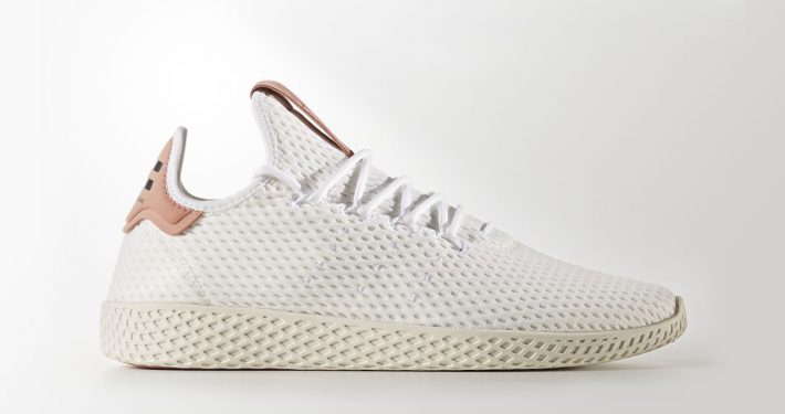 Pharrell Williams x Adidas Tennis Hu White Raw Pink