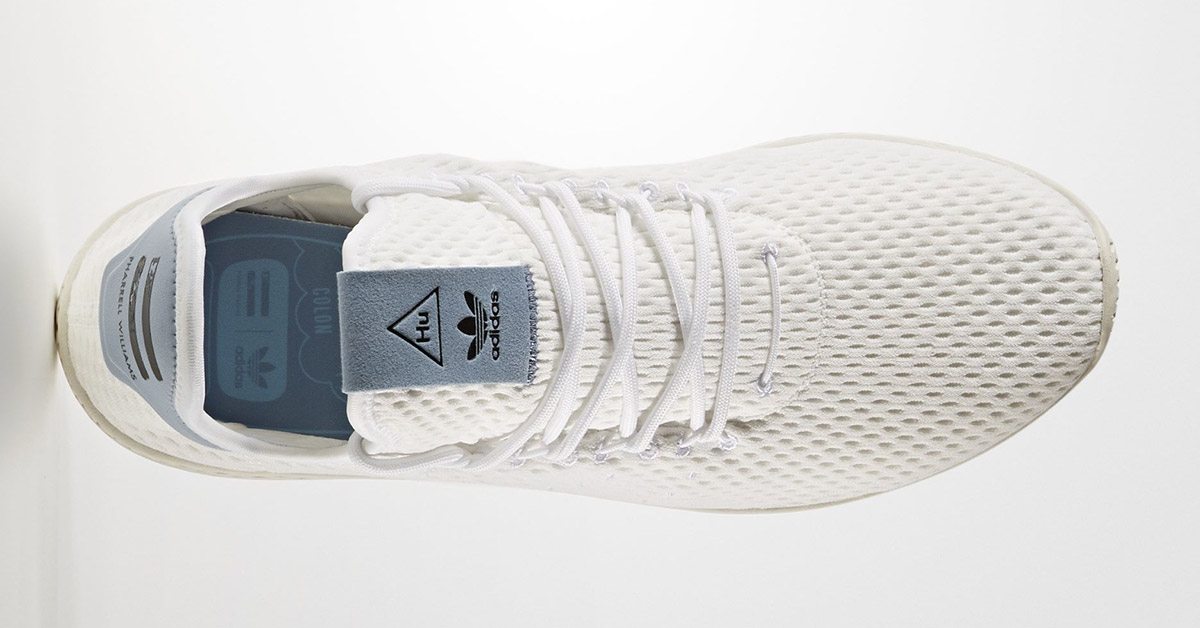 Pharrell Williams x Adidas Tennis Hu White Tactile Blue