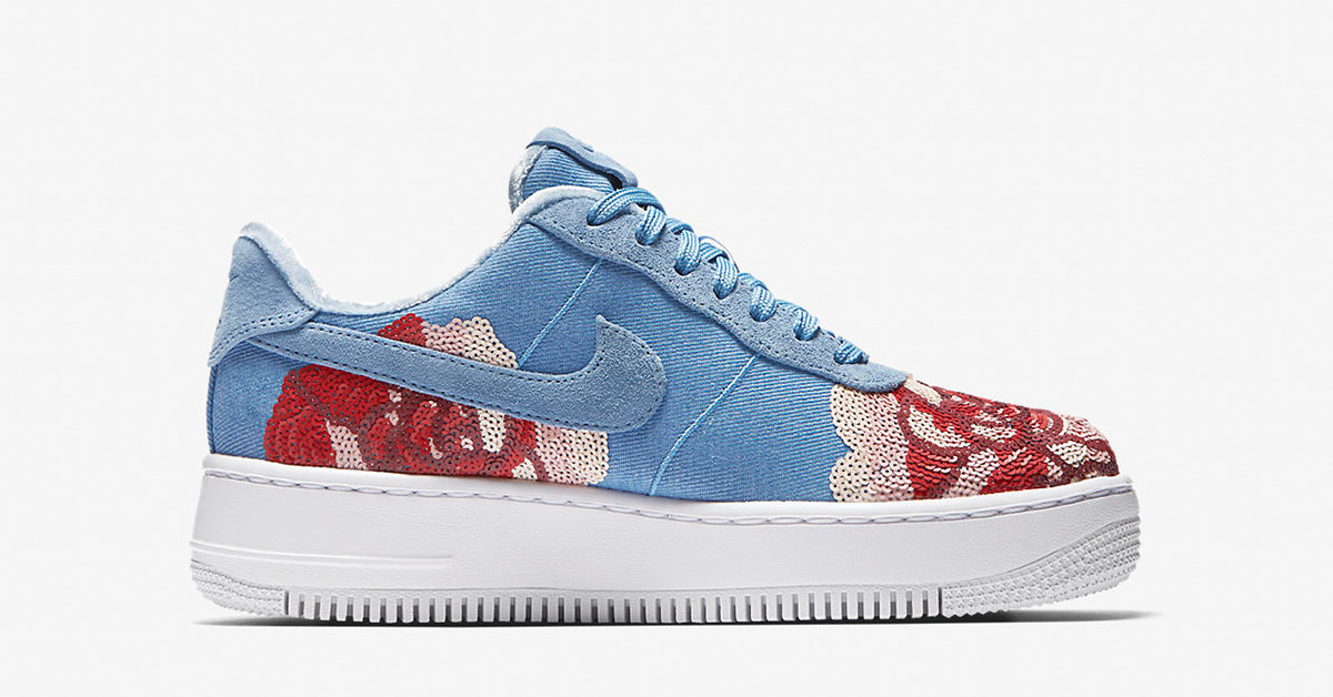 Womens Nike Air Force 1 Upstep December Sky