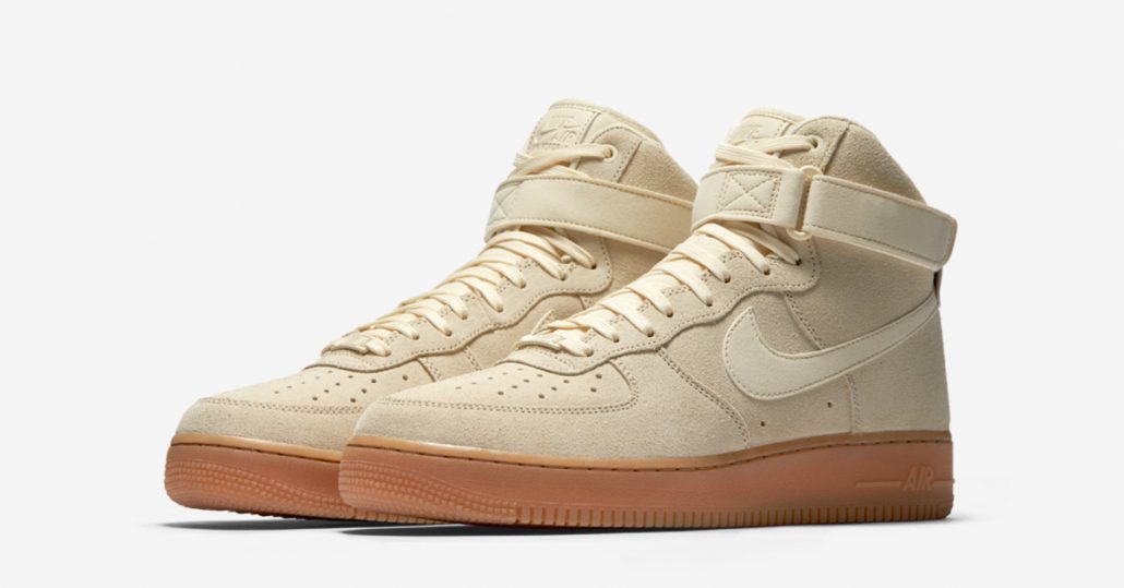 Nike Air Force 1 Mid Suede Muslin Gum AA1118-100