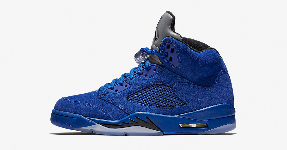 Air Jordan 5 Retro Game Royal Black