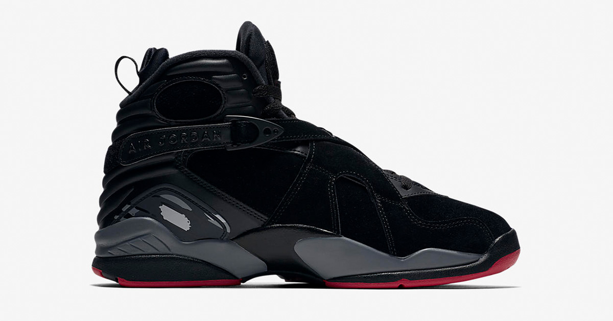 Nike Air Jordan 8 Retro Black Gym Red