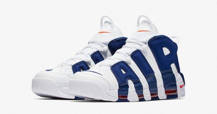 Nike Air More Uptempo White Deep Royal Blue