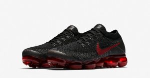 Nike Air VaporMax Black Dark Team Red