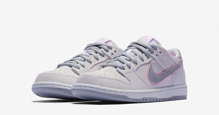 Nike SB Dunk Low Pro Ishod Wair Flat Silver Perfect Pink