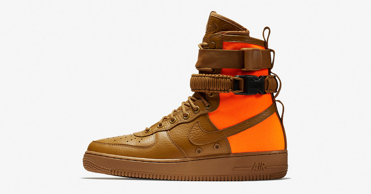 Nike Special Field Air Force 1 Desert Ochre Total Orange