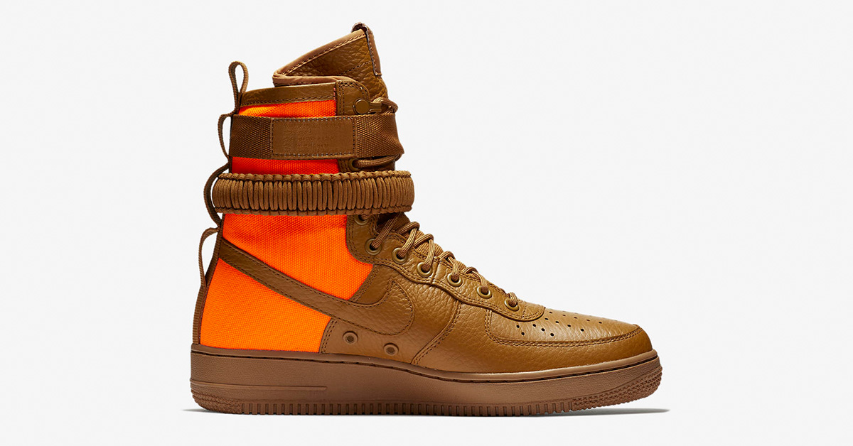 Nike Special Field Air Force 1 Desert Ochre Total Orange