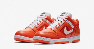 Supreme x Nike SB Air Force 2 Low Orange Blaze