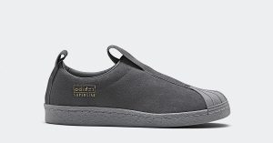 Womens Adidas Superstar BW Slip-On Grey