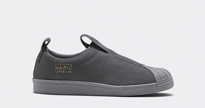 Womens Adidas Superstar BW Slip-On Grey