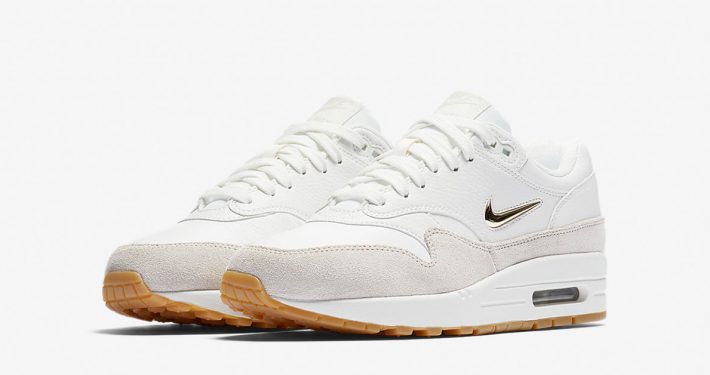 Womens Nike Air Max 1 Premium Jewel Summit White AA0512-100