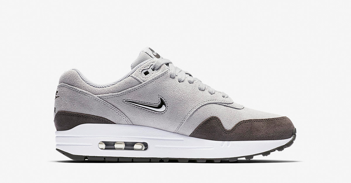 Womens Nike Air Max 1 Premium Jewel Wolf Grey AA0512-002