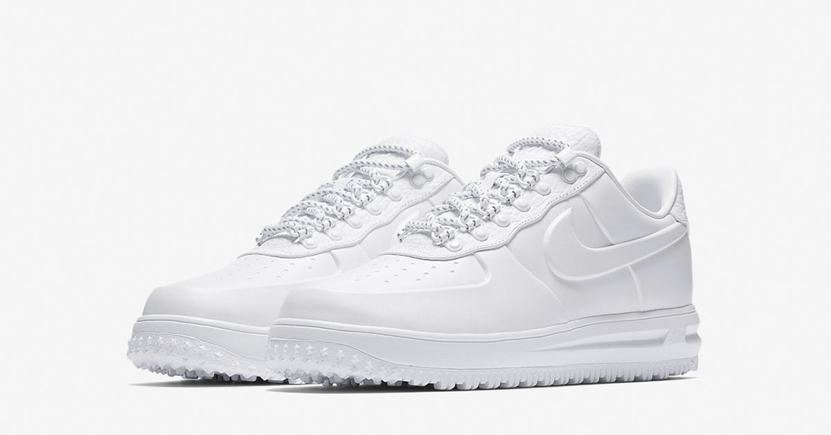 nike lunar force 1 duckboot white