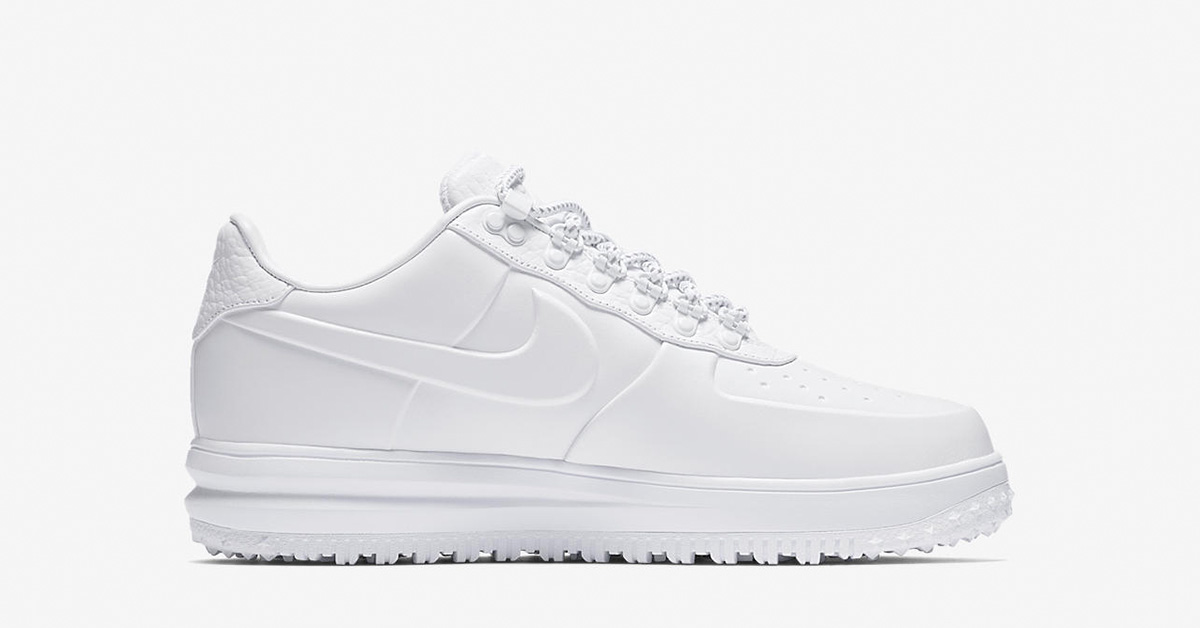 Nike Lunar Force 1 Duckboot Low Triple White AA1124-100