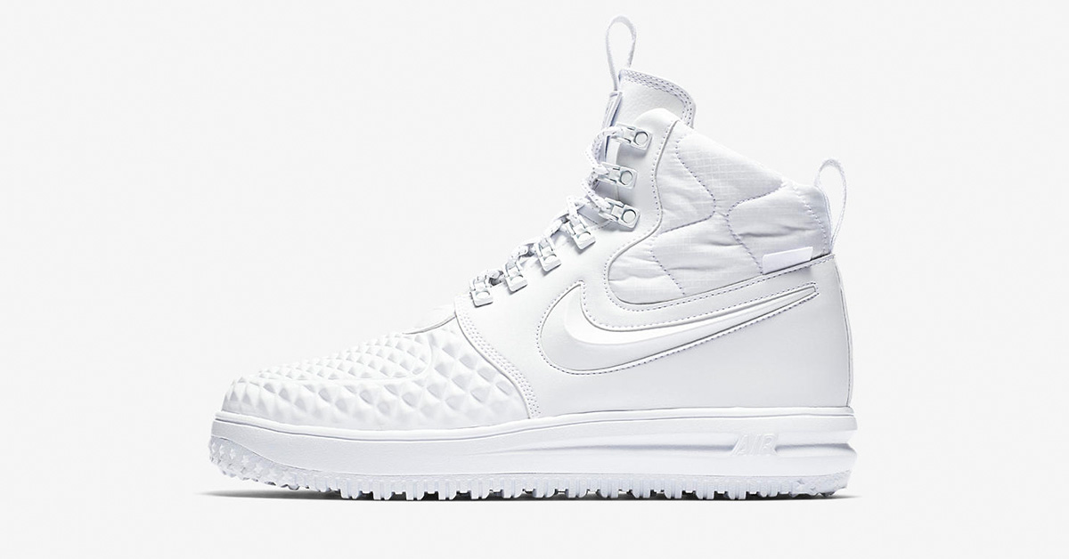 Nike Lunar Force 1 Duckboot Triple White AA1123-100