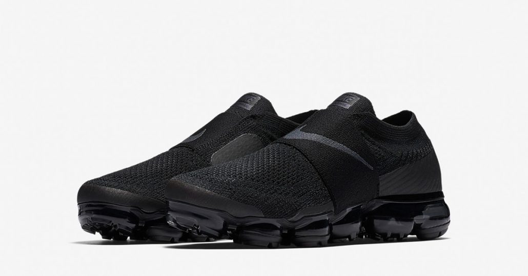 Womens Nike Air VaporMax Moc Triple Black Cool Sneakers