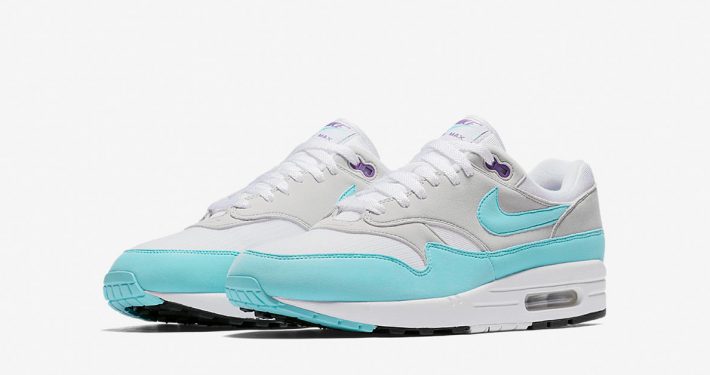 Nike Air Max 1 Anniversary White Aqua 908375-105