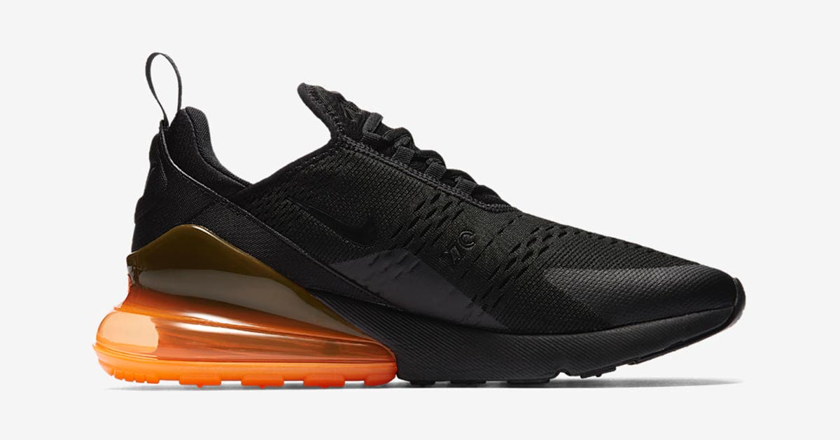 Nike Air Max 270 Black Orange AH8050-008