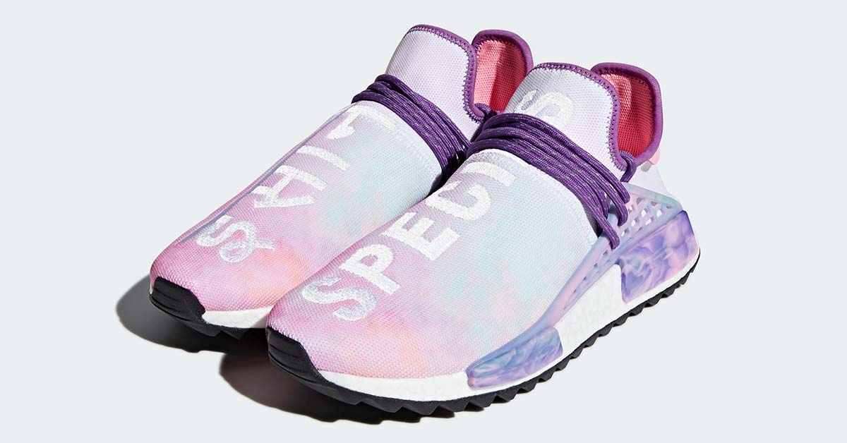 Pharrell Williams x Adidas NMD Hu Trial Holi Pink Glow AC7362