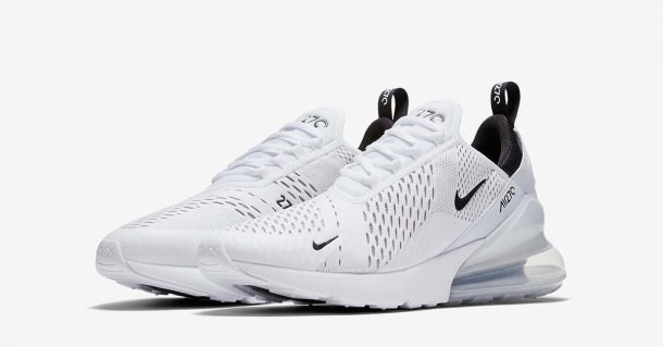 black and white 270 nike