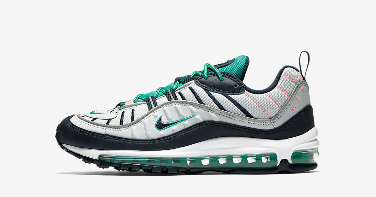 Nike Air Max 98 Pure Platinum Obsidian 640744-005