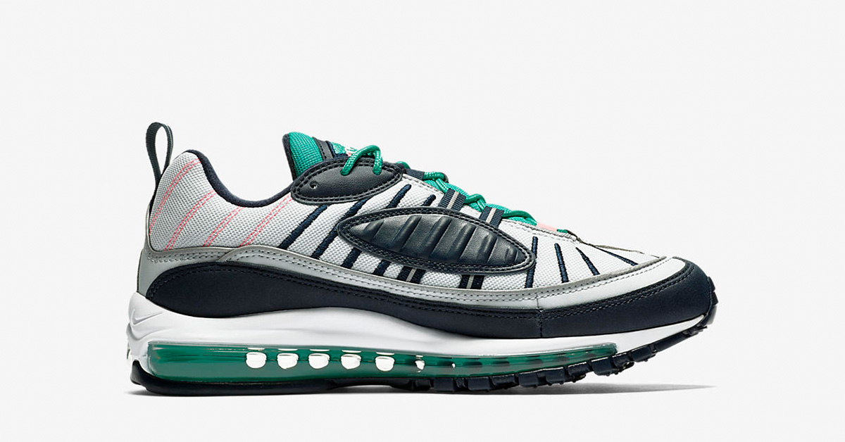 Nike Air Max 98 Pure Platinum Obsidian 640744-005