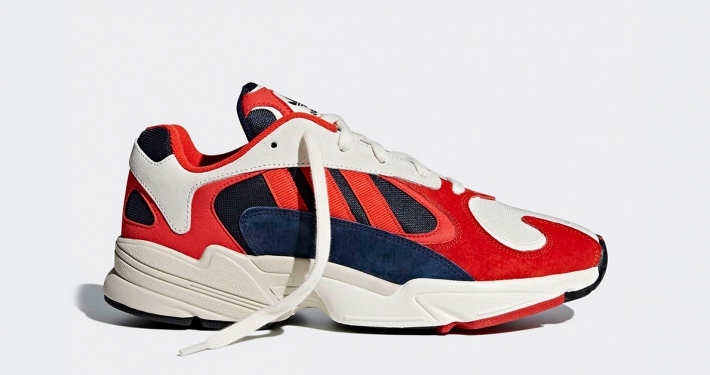 Adidas Yung 1 Chalk White Collegiate Navy Red B37615