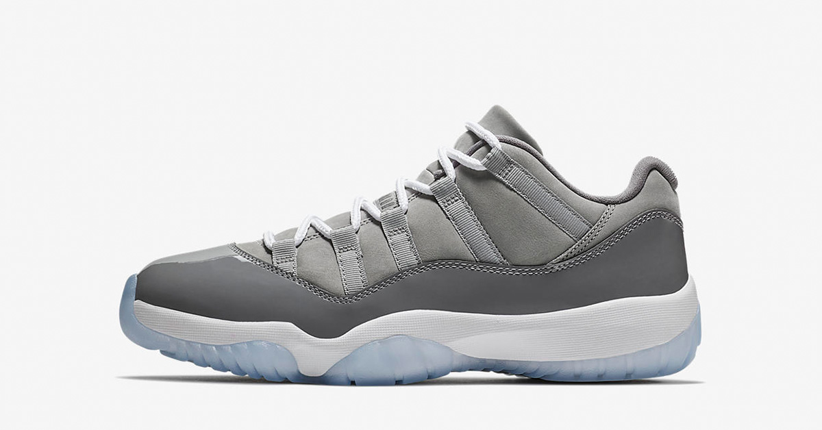 Nike Air Jordan 11 Low Cool Grey 528895-003