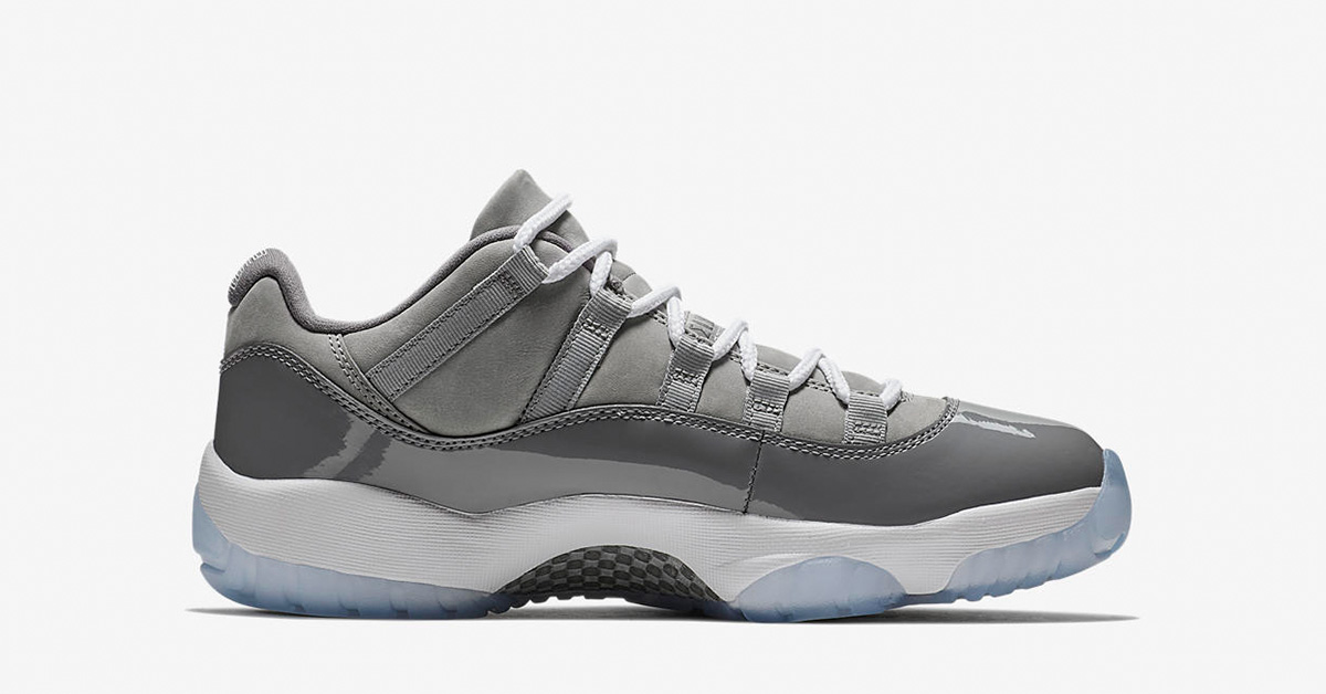 Nike Air Jordan 11 Low Cool Grey 528895-003