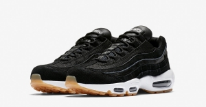 Nike Air Max 95 Premium Black Dark Grey 538416-016