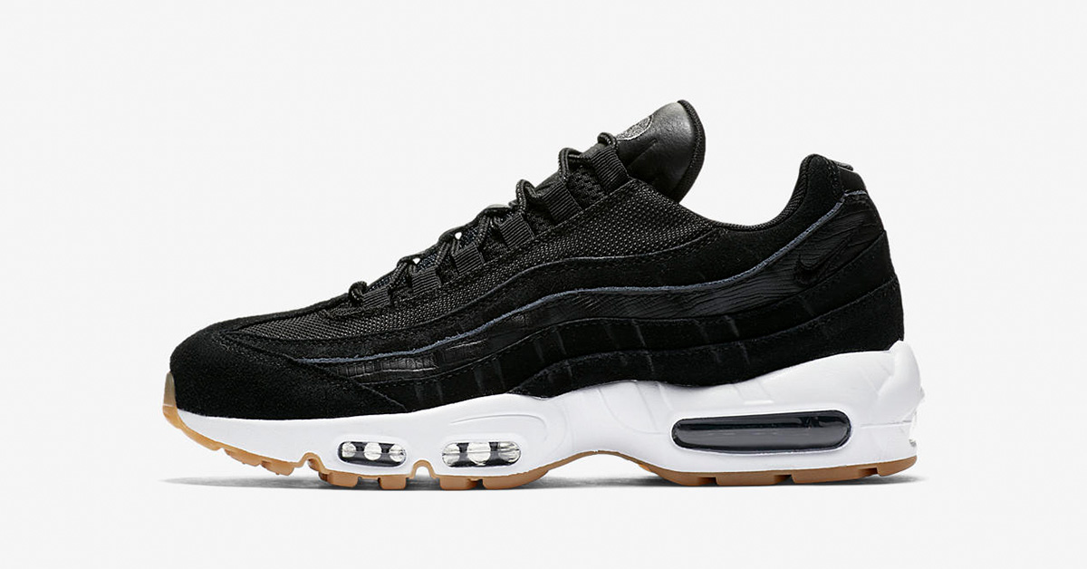 Nike Air Max 95 Premium Black Dark Grey 538416-016