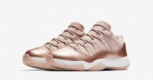 Womens Nike Air Jordan 11 Rose Gold AH7860-105⁠