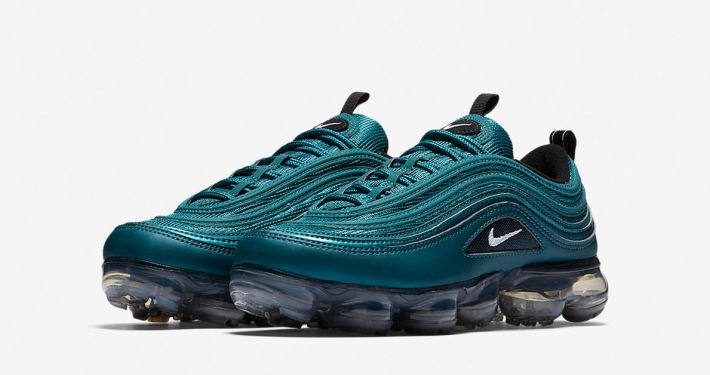 Womens Nike Air Vapormax 97 Metallic Dark Sea Black AO4542-901