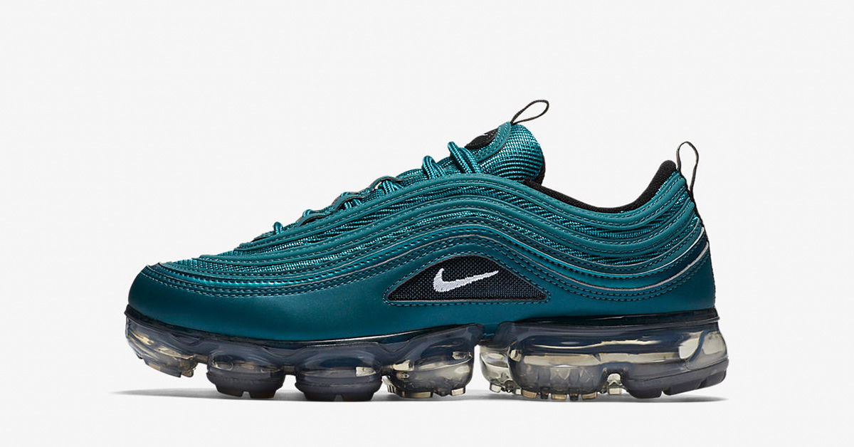 Womens Nike Air Vapormax 97 Metallic Dark Sea Black AO4542-901