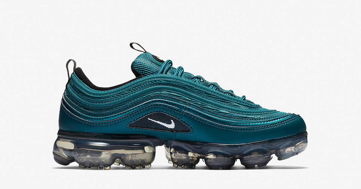 Womens Nike Air Vapormax 97 Metallic Dark Sea Black AO4542-901