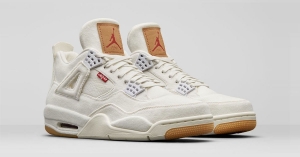 Levi's x Nike Air Jordan 4 Hvid AO2571-100