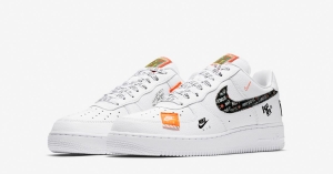 Nike Air Force 1 Low Premium White Total Orange