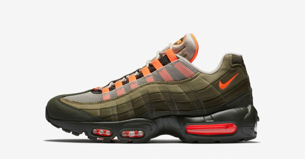 Nike Air Max 95 Total Orange Medium Olive