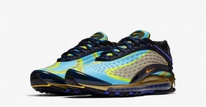 Nike Air Max Deluxe Midnight Navy Laser Orange AJ7831-400