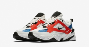 Nike M2K Tekno Summit White Team Orange