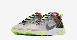 Nike React Element 87 Desert Sand Smokey Mauve