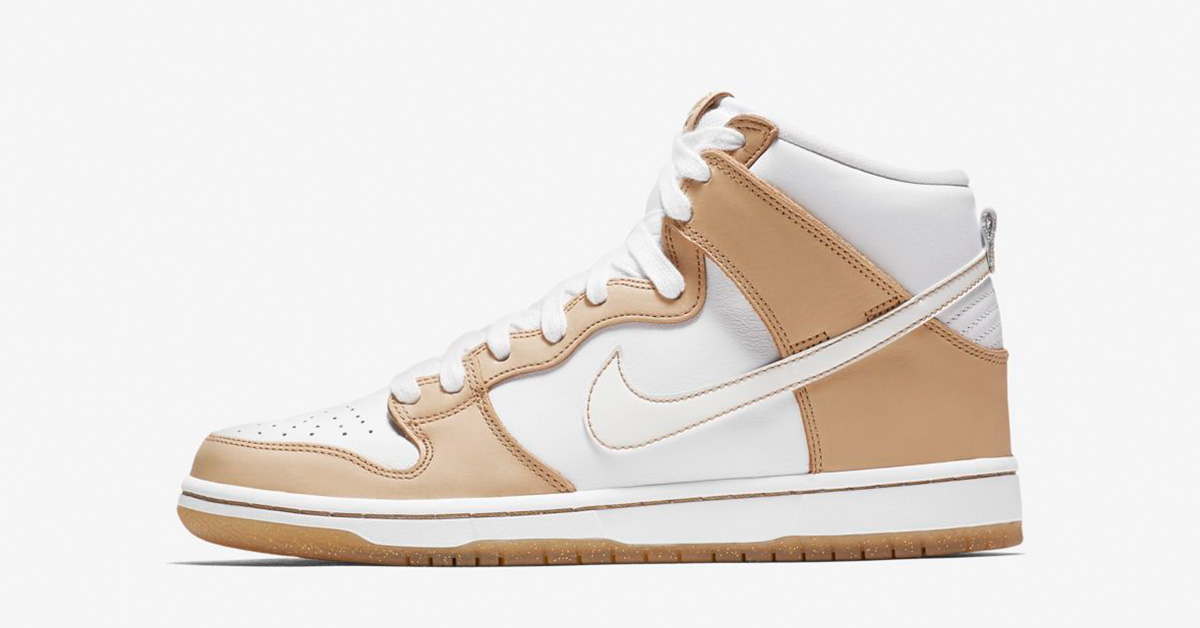 Premier x Nike SB Dunk High Vachetta Tan White