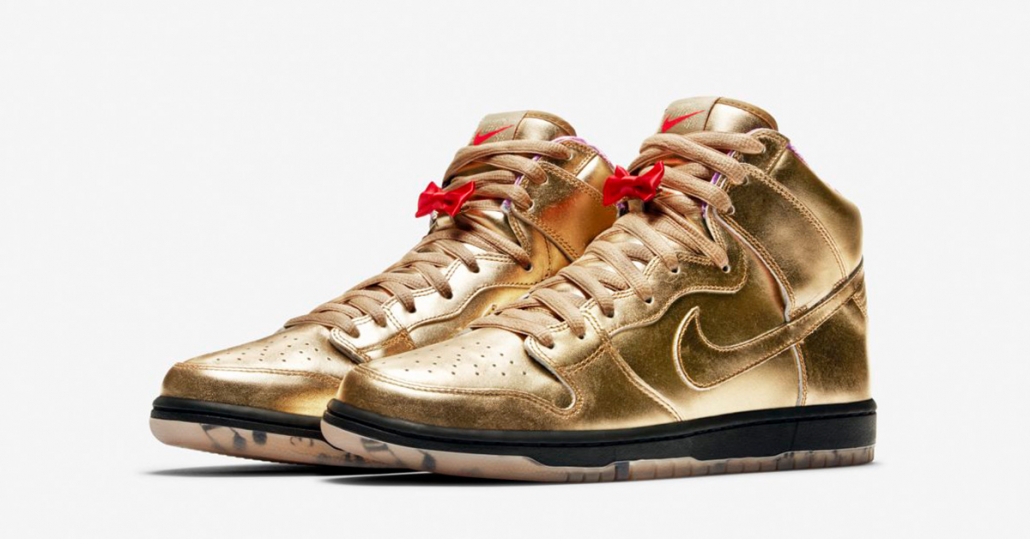 Humidity x Nike SB Dunk High Metallic Gold