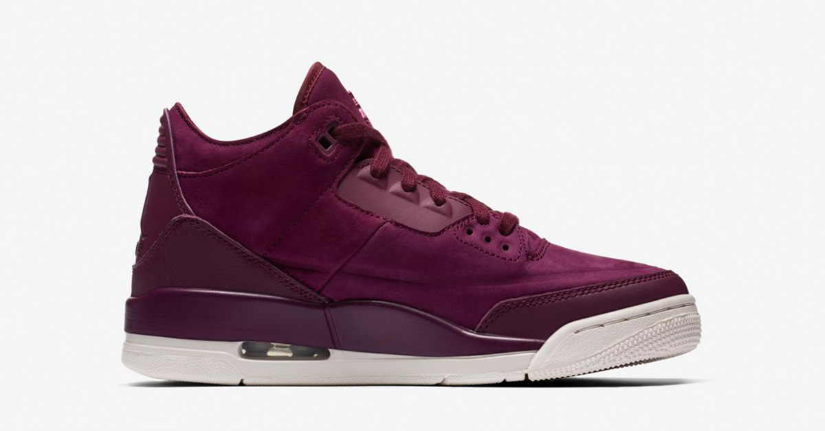 Nike Air Jordan 3 Bordeaux til kvinder