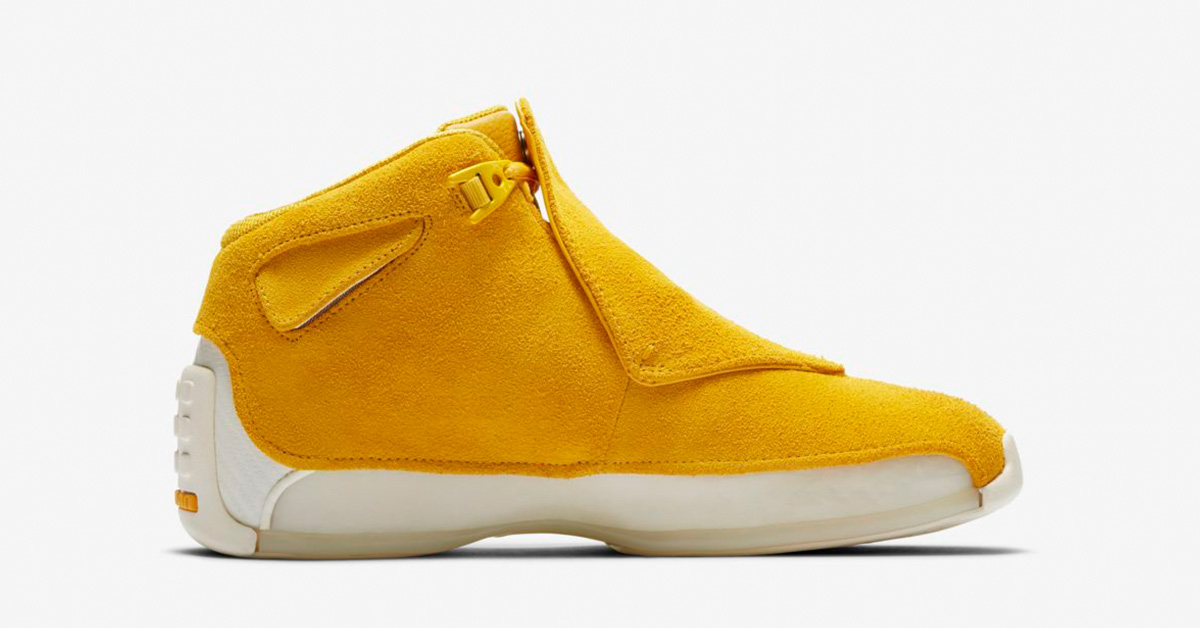 Nike Air Jordan 18 Yellow Ochre