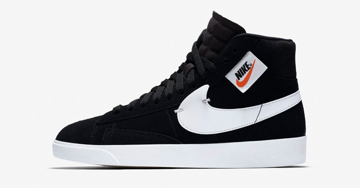 Nike Blazer Mid Rebel Black til kvinder 