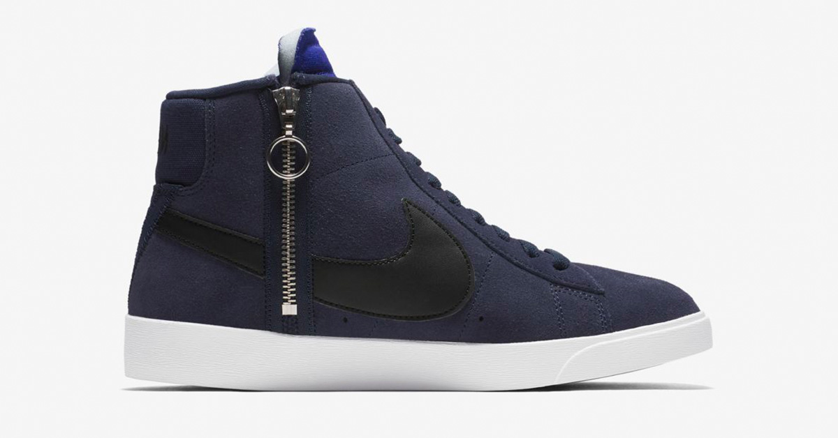 Nike Blazer Mid Rebel Blackened Blue til kvinder