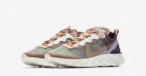 Undercover x Nike React Element 87 Green Mist Deep Burgundy BQ2718-300